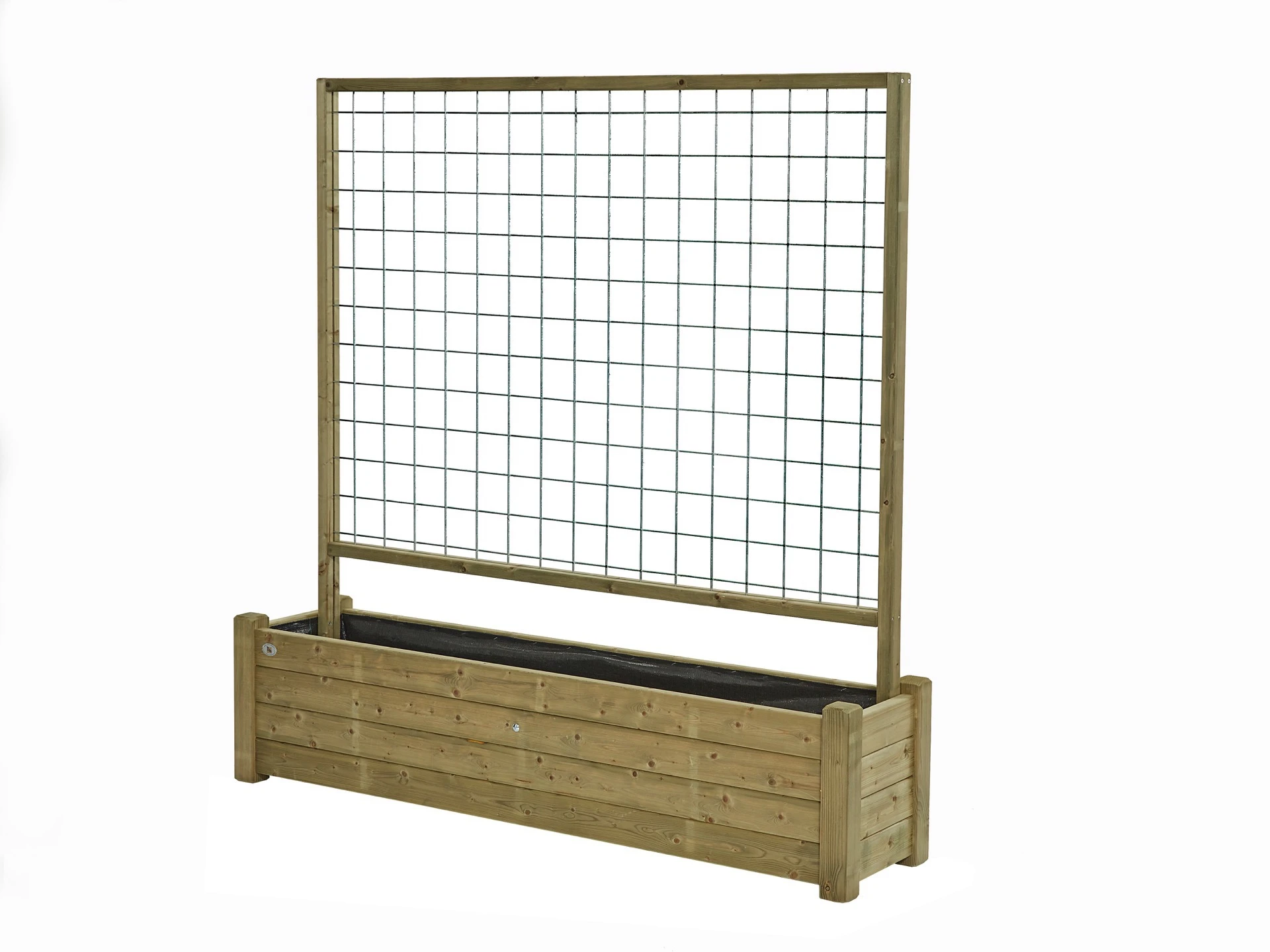 Talen Vuren Bloembak Met Trellis 40 x 180 cm - Afbeelding 1